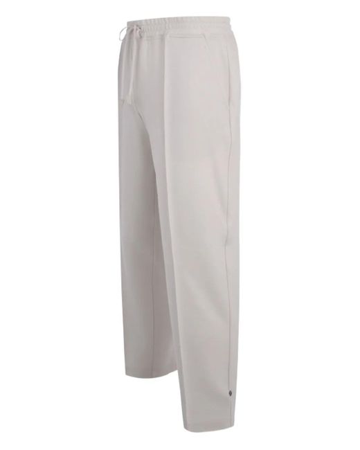 Eleventy Gray Drawstring Track Pants for men