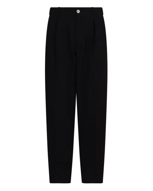 Emporio Armani Black Technical Fabric Pants for men