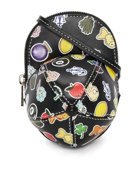 J.W. Anderson Black Nano Cap Cross Body Bag