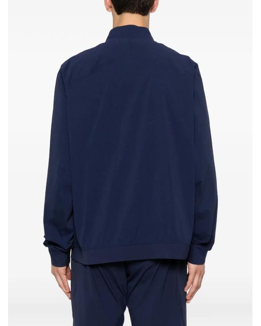 Veilance Blue Diode Zip-Up Bomber Jacket for men