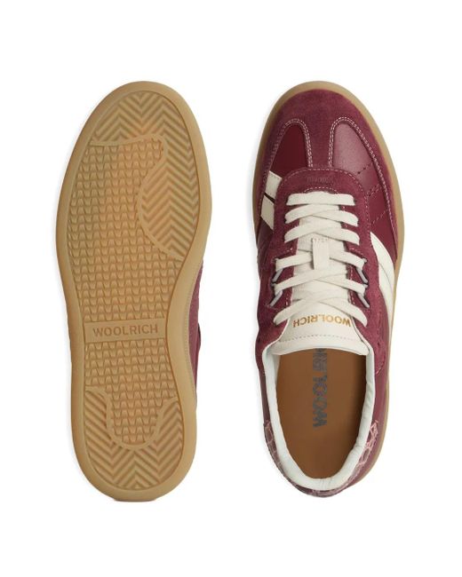Woolrich Brown Leather Sneakers