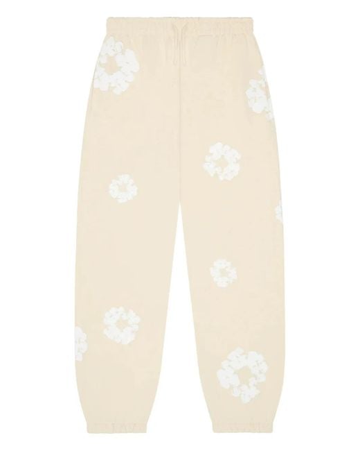 DENIM TEARS White Wreath Track Pants for men