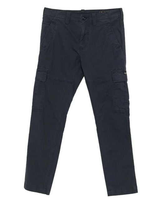 Superdry Blue Cargo Trousers for men