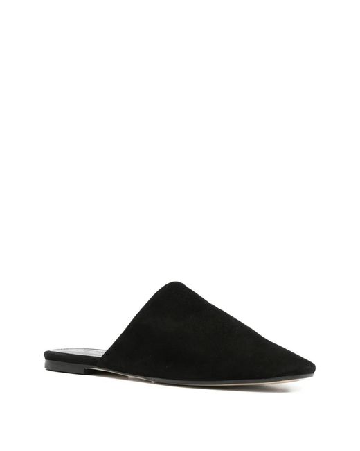 Aeyde Black Mules Rega En Daim