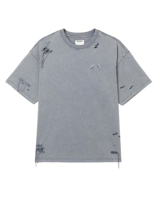 メンズ Musium Div. コットン Tシャツ Gray