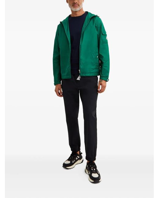 Moncler Black Logo-Patch Track Pants for men