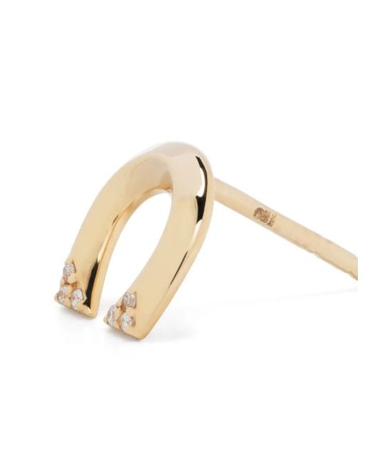 Harwell Godfrey Metallic Tiny Horseshoe Studs Pair