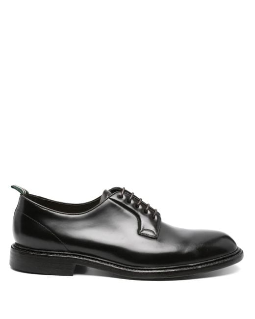 Green George Leren Derby Schoenen in het Black voor heren