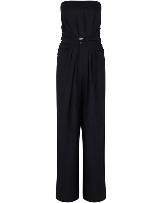 Max Mara Black Bustier-Style Jumpsuit