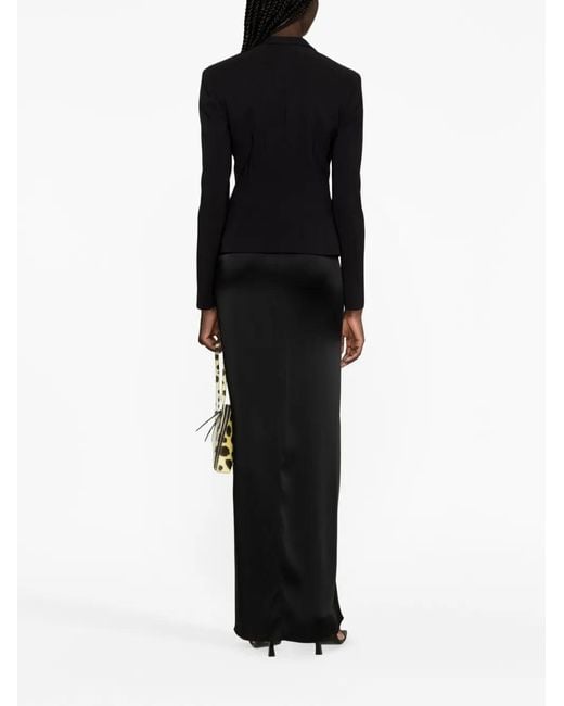 Genny Black Single-Breasted Blazer