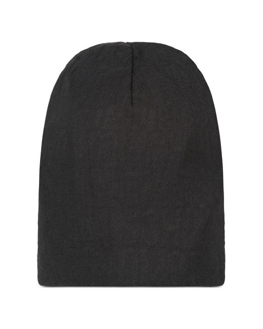 Moschino Black Bonnet En Maille