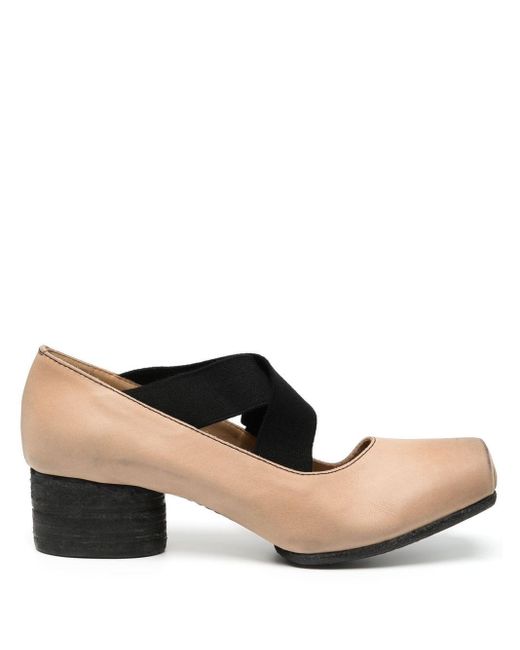 square toe ballet pumps