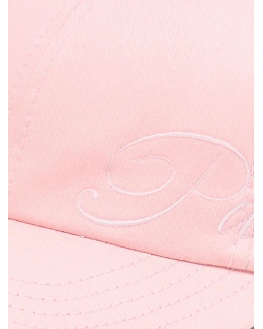 Patou Pink Logo-Embroidered Cap