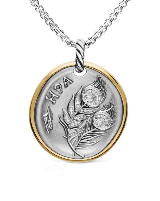 David Yurman Metallic Hera Medallion Amulet