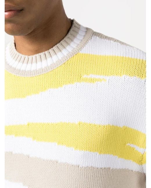 メンズ Missoni ゼブラパターン プルオーバー White