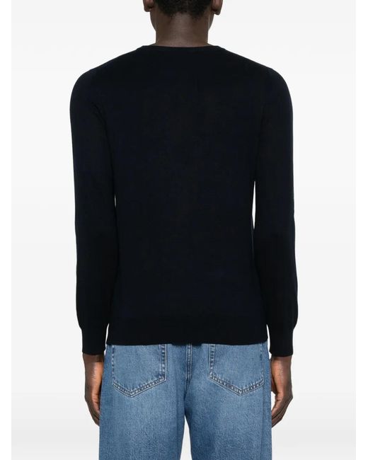 Kangra Blue Crew-Neck Sweater for men
