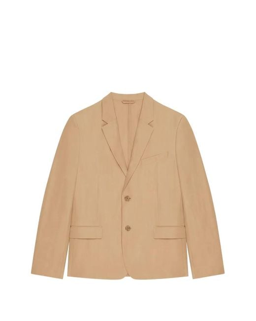 Blazer Con Solapas De Muesca Givenchy de hombre de color Natural