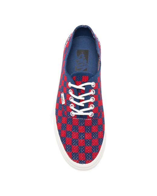 Vans Purple Baskets À Carreaux