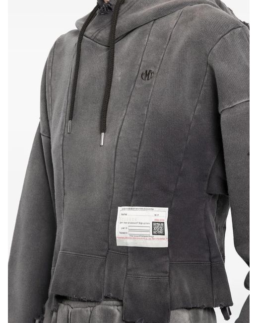 Maison Mihara Yasuhiro Black Cotton Hoodie