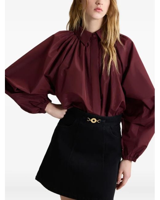 Patou Red Balloon Blouse