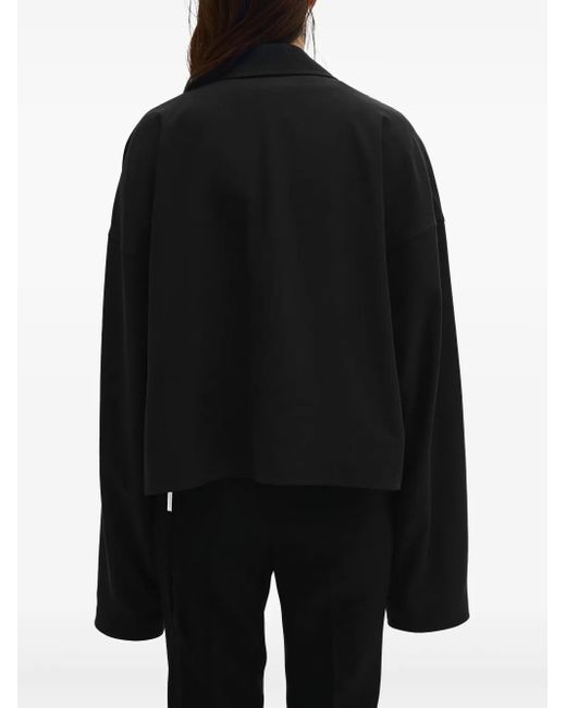 Ann Demeulemeester Ceres Cropped Jacket Black