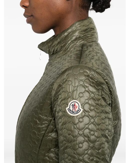 Moncler Green Polyamide Geranium Jacket