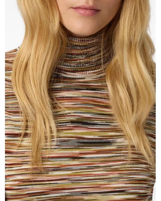Missoni ストライプ タートルネックセーター Multicolor