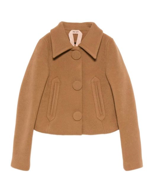N°21 Brown Wool Blend Jacket
