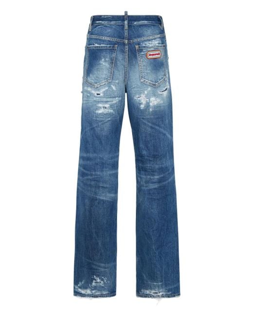 DSquared² Blue San Diego Distressed Jeans