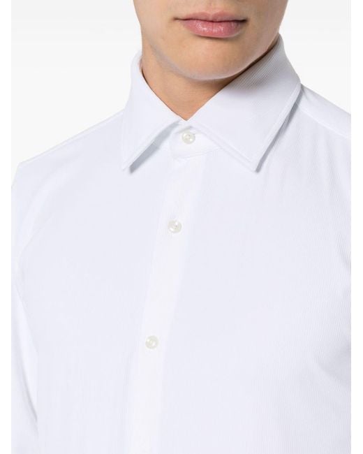 Hugo boss 2024 spread collar shirt