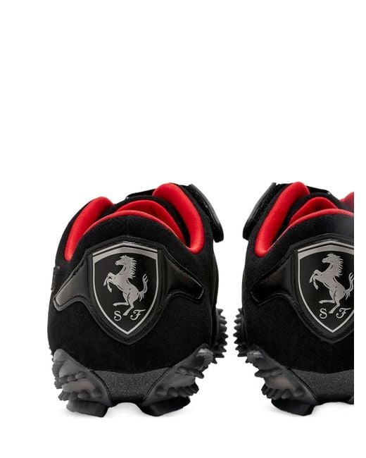 PUMA Black X Ferrari Touch-Strap Sneakers for men