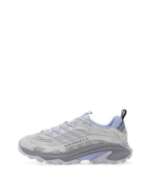 Merrell Gray Moab Speed 2 Lace-Up Sneakers