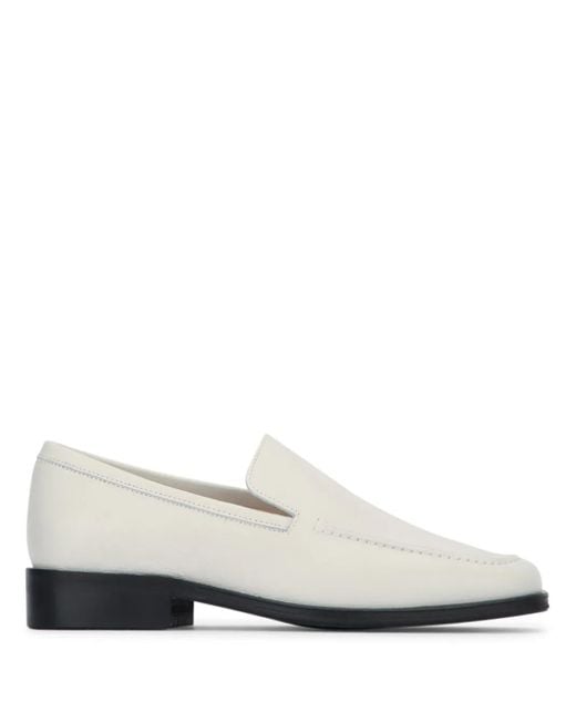 Calvin Klein White Flat Loafer Tumble L