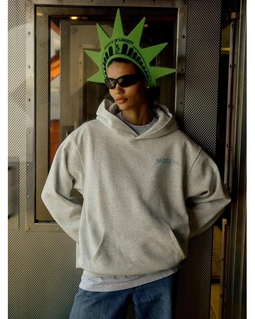 Sporty & Rich White Rizzoli Logo-Print Hoodie