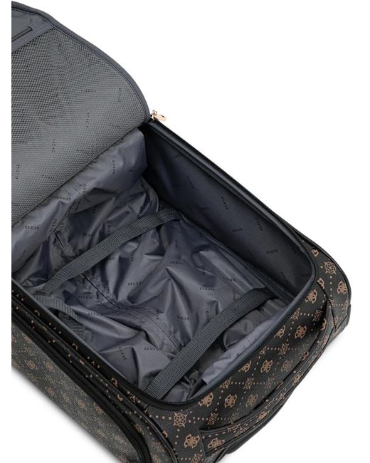 Guess Black Silia 4G Monogram Zip-Fastening Troley Travel