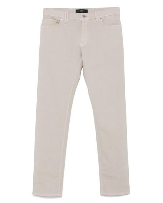 Vaqueros rectos Brioni de hombre de color Gray