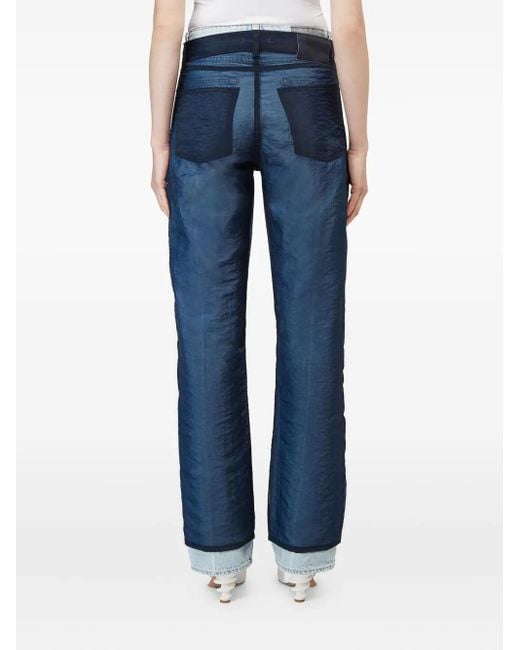 Our Legacy Luminance オーガンザパンツ Blue