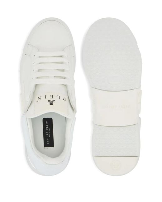 Philipp Plein White Low-Top Sneaker for men