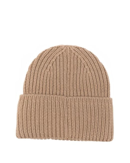 Mackage Natural Logo-Patch Beanie