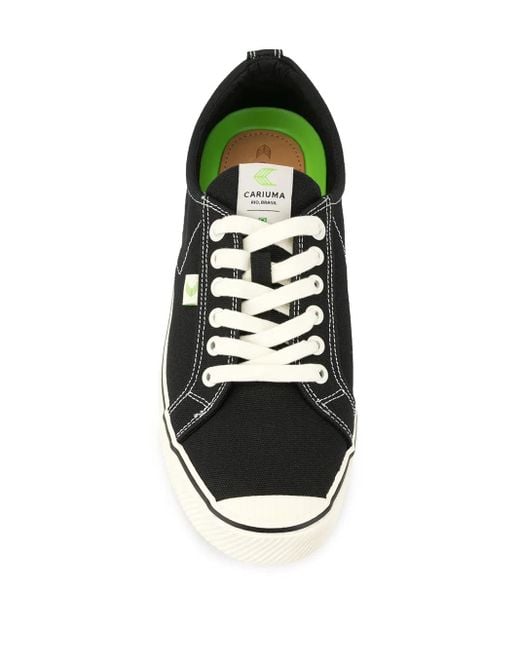 CARIUMA Black Oca Canvas Low-top Sneakers for men