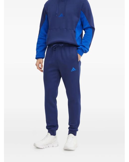 Adidas Jogginganzug in Colour-Block-Optik in Blue für Herren