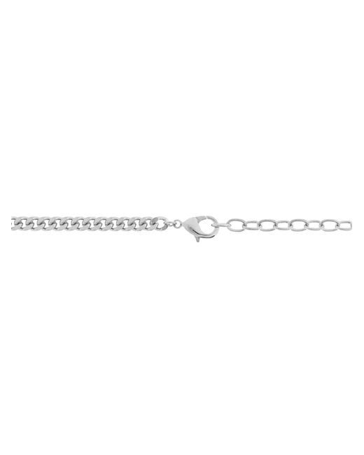 Off-White c/o Virgil Abloh White Curb-Chain Pendant Necklace for men