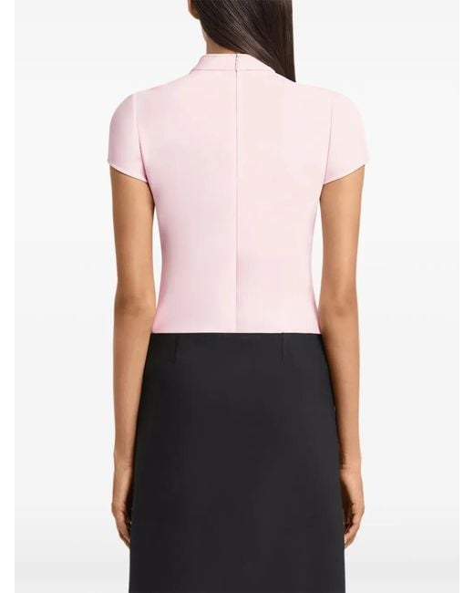 Chemise En Crêpe À Manches Courtes Courreges en coloris Pink