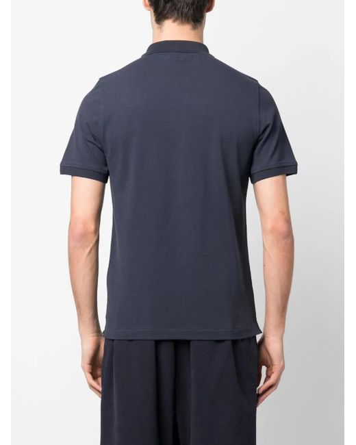 Polo À Patch Logo K-Way pour homme en coloris Blue