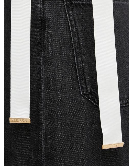 Guess Black Florie Zip-Fastening Drawstring Jacket