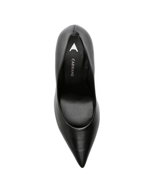 Carrano Black Pointed-Toe Pumps