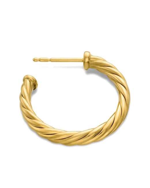 Aros Cablespira en oro amarillo de 18 kt David Yurman de color Metallic