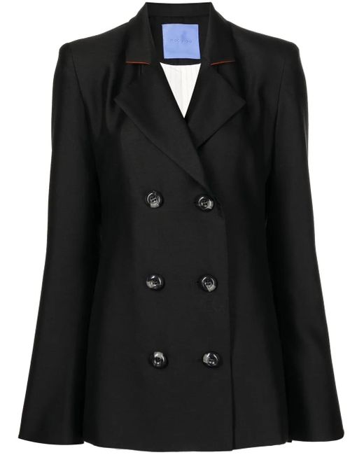 Macgraw Black Doppelreihiger Stereotype Blazer