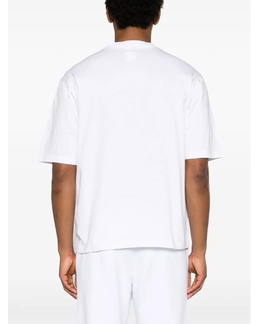 DSquared² White Pop Culture Art Cotton T-shirt for men