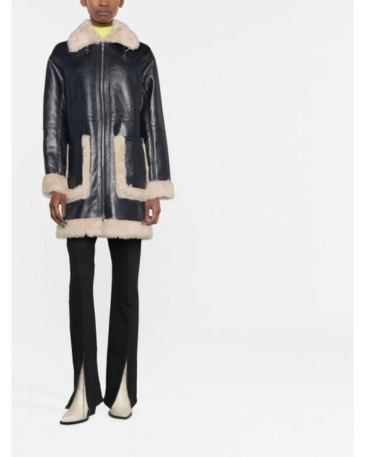 Stand Studio Black Oversized 'rinna' Coat